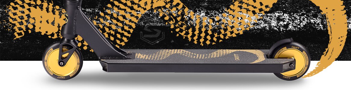 SKITT Freestyle koloběžka Venom Gold úvodní foto